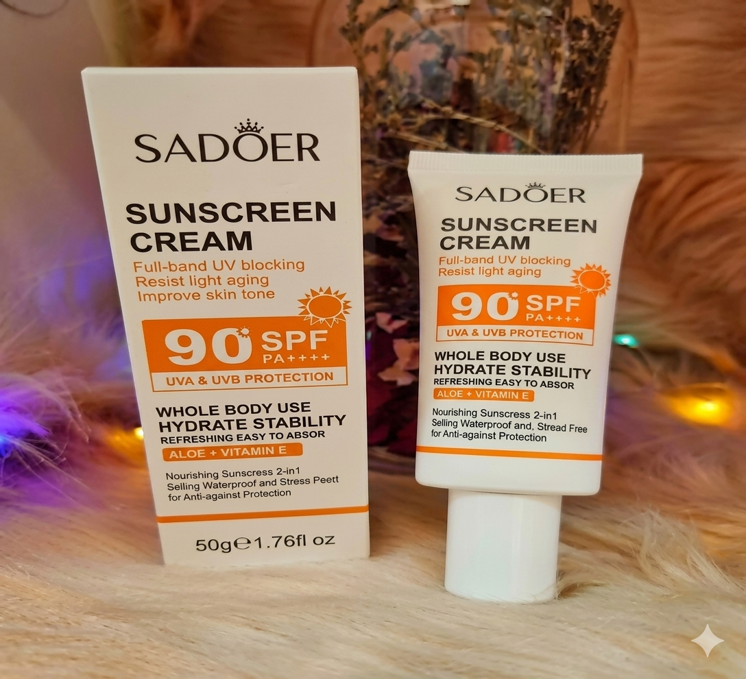 Protector Solar SPF90 aloe y vitamina E