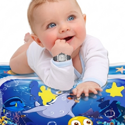 Tapete juego sensorial de agua para bebe