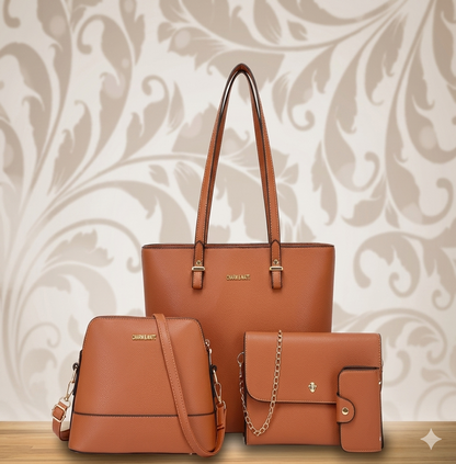 Juego x4 bolso de mano sencillo para mujer