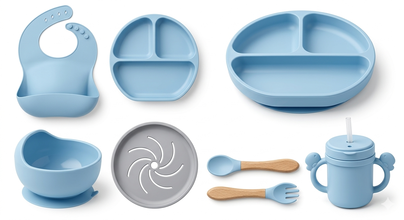 Juego de piezas de alimentación para beb