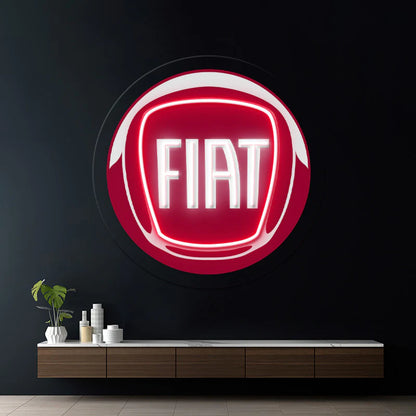 Logo LED Coche FIAT