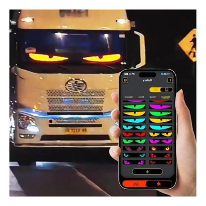 Luces LED Cejas Enojadas para Auto