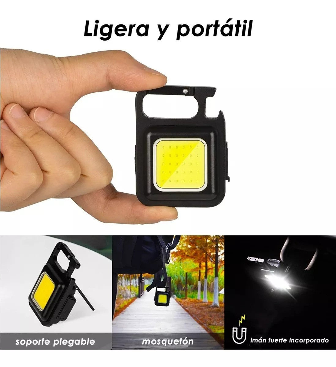 Mini Linterna LED Tipo Llavero