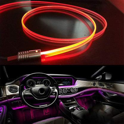 TIRA DE LUZ COCHE CON APLICACION