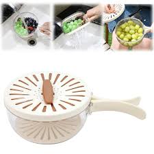 Escurridor 2 en 1 con tapa drenaje