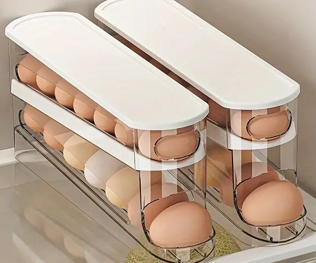Estante de 2 niveles para huevos