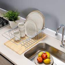 Escurridor de platos expandible para fregadero