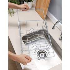 Escurridor de platos expandible para fregadero