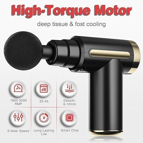 Pistola masajeador muscular percusion