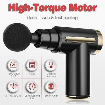 Pistola masajeador muscular percusion