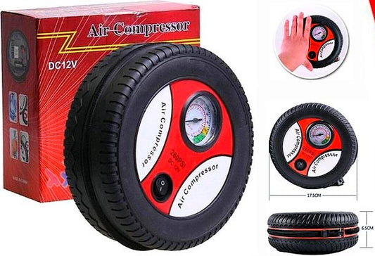 MINI COMPRESOR DE AIRE INFLADOR MODELO LLANTA