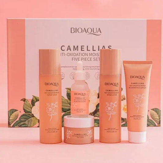 Kit Facial Camellias de Bioaqua x 5