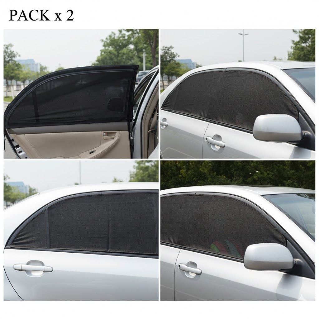 Malla de tela para ventana de carro x 2