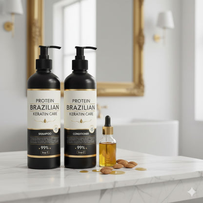 Kit Shampoo + Acondicionador de Keratina