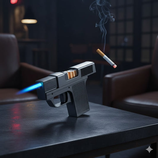 Pistola Encendedor Estuche Cigarrillos